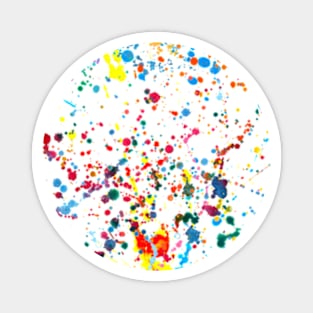 Modern Splatter Art Magnet